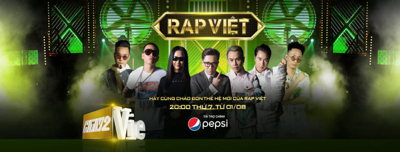 Pepsi là nhà tài trợ chính của chương trình "Rap Việt"